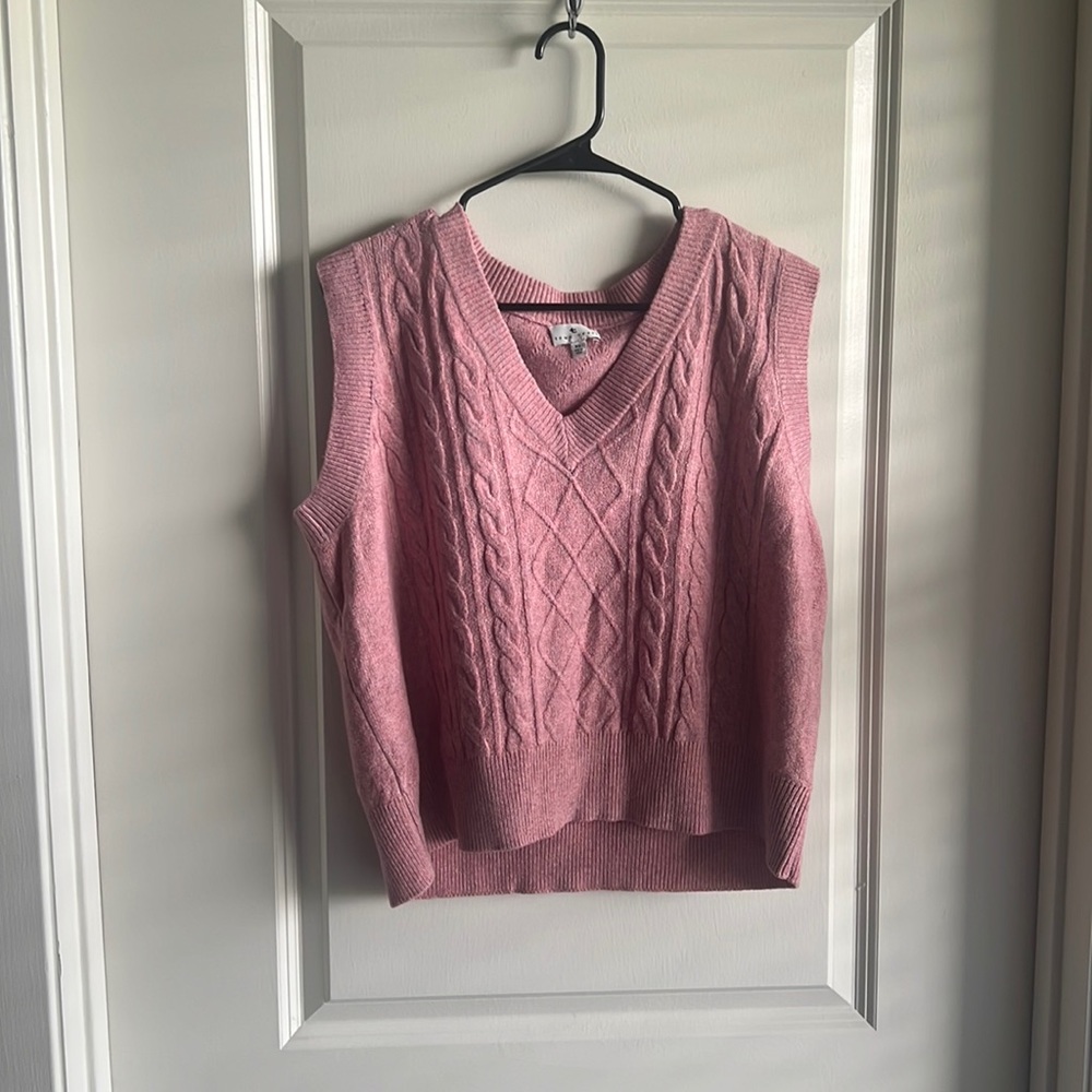 Pink Sweater Vest
